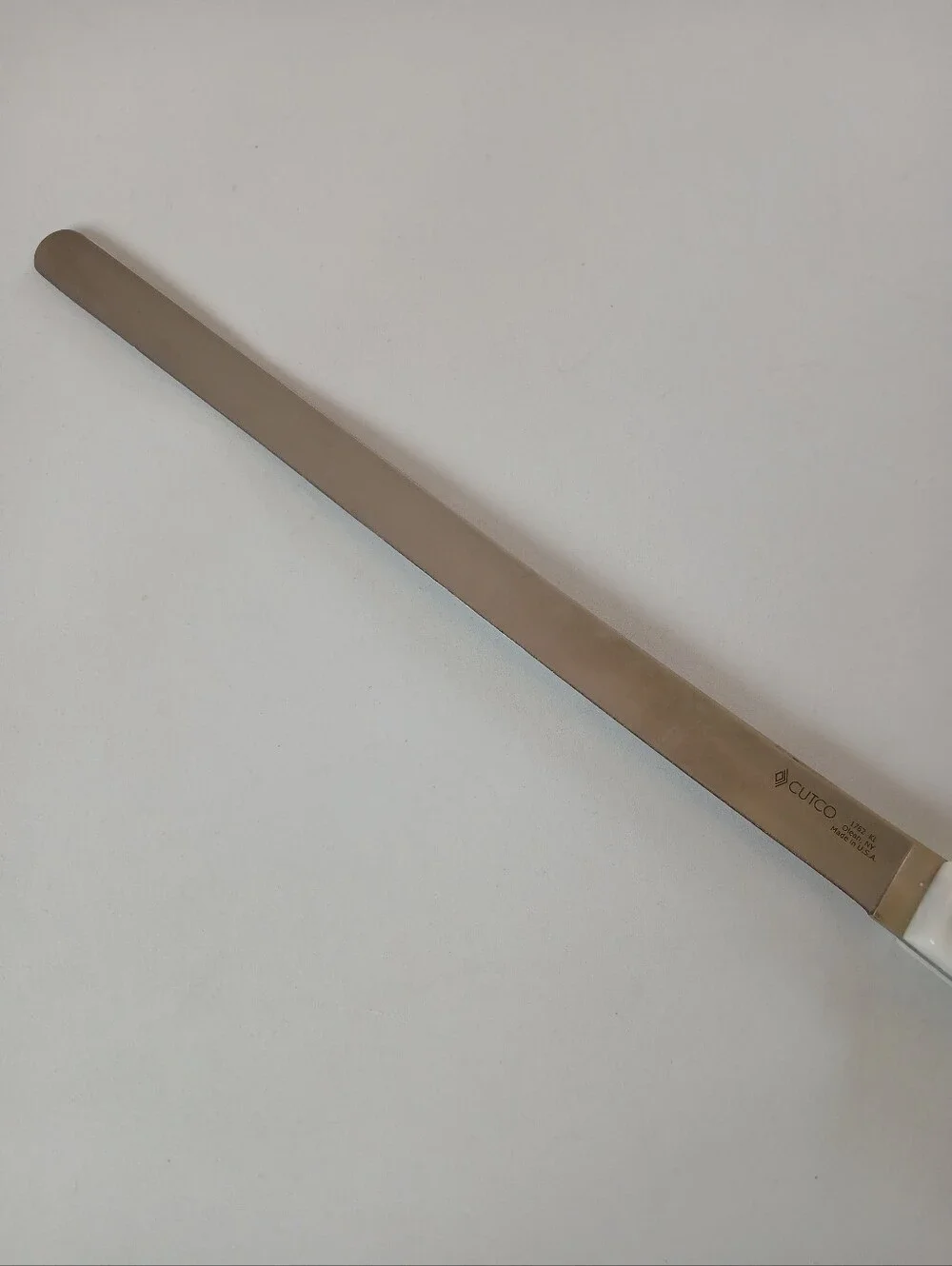Cutco 1762 KI Slicer Knife With White Pearl Colored Handle